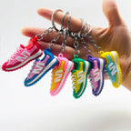 PVC Simulation Shoe Keychain Mini Sneaker Sports Colorful Charm
