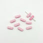Girl Character Plate Metal Beads 12mm Baking Painted 20pcs 7