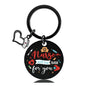 Stainless Steel Nurse Nursing Heart Cap Charm Color Printing Keychain 19