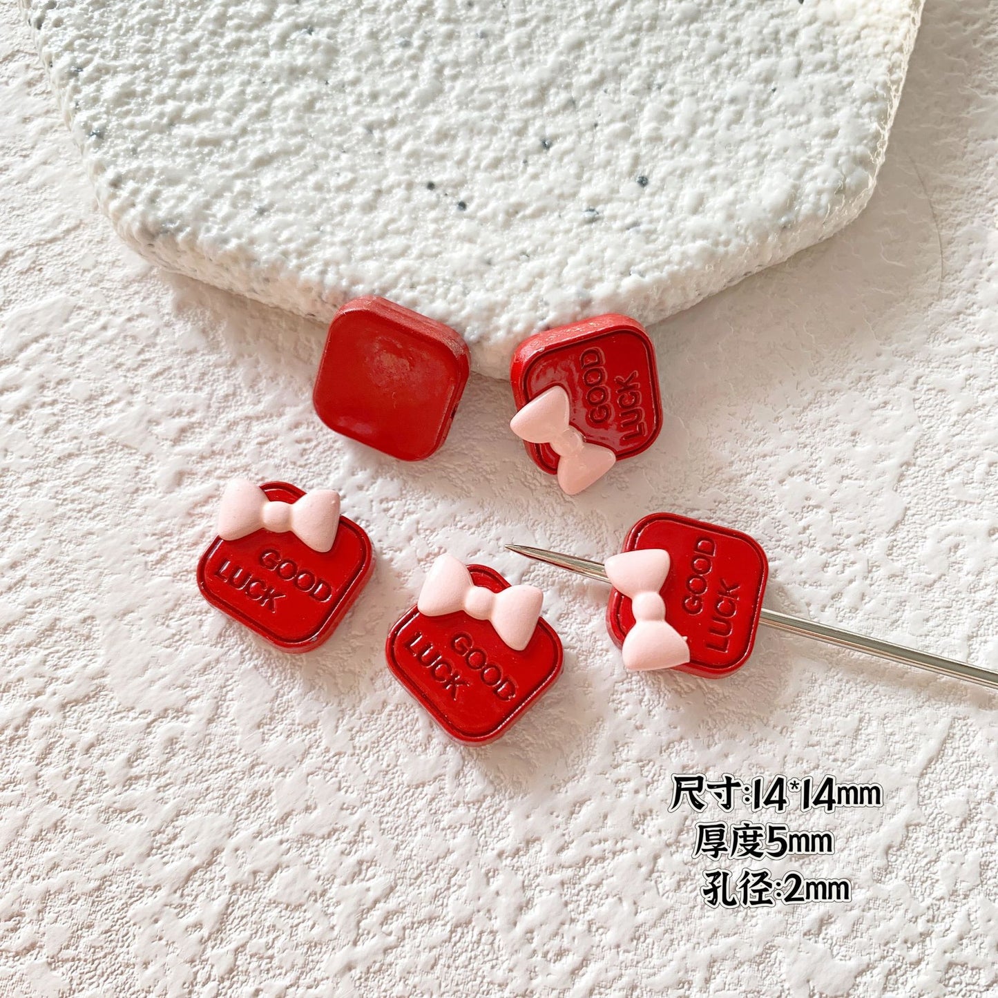 Candy Clown Metal Beads Colorful Painted Alloy 10pcs 11