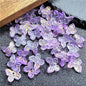 Czech Glass Beads Butterfly 11mm Gradient Purple Blue Green 50pcs 10