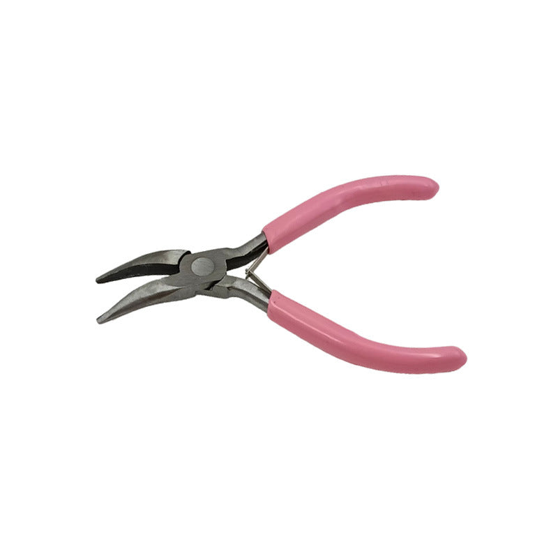 Jewelry Pliers High Carbon Steel Pink Handles 125mm 1pc 24