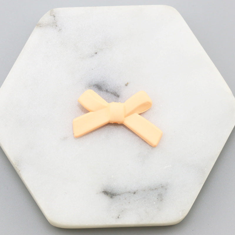 Rubberized Spray Painted Cross Acrylic Beads 34x21mm Matte Mixed Colors 20pcs 14