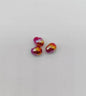 Plating Colorful Imitation Pearl Acrylic Beads 8mm 100pcs 9