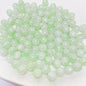 Gradient Crackle Round Glass Beads 10mm Pastel Mixed Colors 100pcs 18