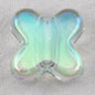Transparent Clover Acrylic Beads 15x18mm AB Plating Colored 100pcs 10