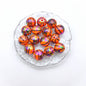 Plating Basketball Acrylic Beads 16mm Glossy UV Coated 20pcs 6