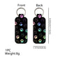 Paw Print Chapstick Holder Neoprene Functional Keychain 3pcs 6