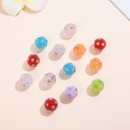 Rhinestone Bubblegum Beads 16-20mm Colorful Resin Sparkle 10pcs 3