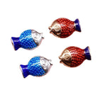 Koi Metal Beads 12mm Enamel Painted Alloy 20pcs 3