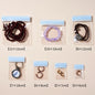 Colorful Transparent PVC Top Seal Zip Lock Bags 4x6 to 8x12cm 100pcs 4