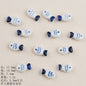 Hand Painted Fish Ceramic Beads Tropical Colorful 5pcs 13