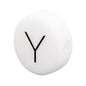 12mm Silicone Letter Beads Flat Round Alphabet Options 20pcs 29