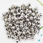 Brass Faceted Round Metal Beads 3-6mm Jewel Tone Sparkle 100pcs 9