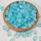 Czech Glass Beads Rectangular 6x10mm Translucent Shimmer Mixed Colors 50pcs 13
