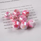 Plating Hexagonal Acrylic Beads 15.8mm Cloud Gradient Color 50pcs 11
