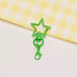 Zinc Alloy Star Keychain Buckles with Mini Lobster Clasps 5cm 20pcs 11