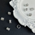 Alloy Wreath Spacer Beads 7mm Tibetan Style 100pcs 3