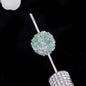 Rhinestone Round Clay Beads 16mm Glittering Epoxy Polymer 10pcs 12