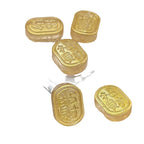 Czech Glass Beads Oval 13x18mm Soft Pastel Iridescent 100pcs 5