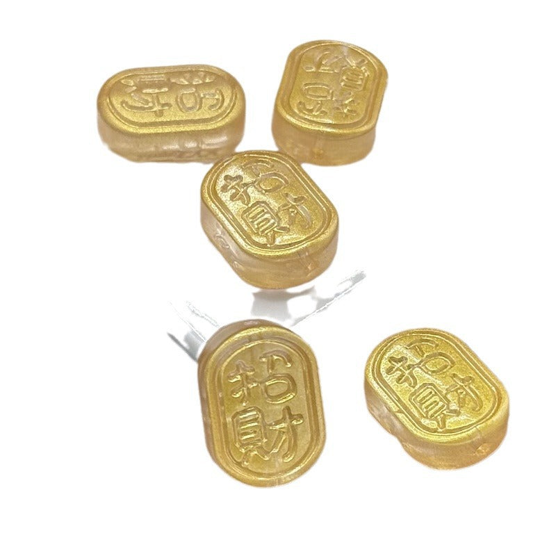 Czech Glass Beads Oval 13x18mm Soft Pastel Iridescent 100pcs 5