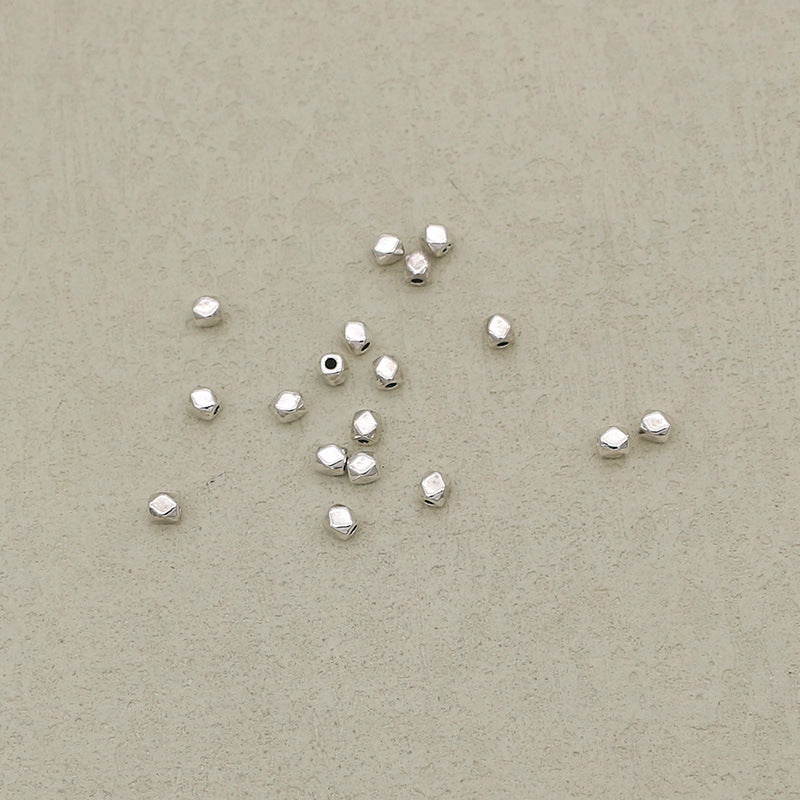 Alloy Faceted Hexagonal Spacer Beads 3mm Tibetan Style 100pcs 3
