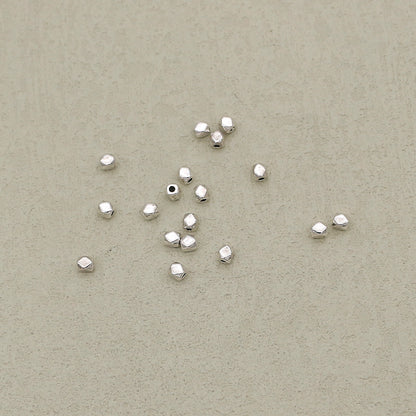 Alloy Faceted Hexagonal Spacer Beads 3mm Tibetan Style 100pcs 3