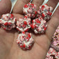 Embellished Bubblegum Beads 20mm Strawberry Shortcake Design 30pcs 4