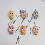 Plating Pop Resin Beads 30mm Crybaby Brushing Teeth Character 10pcs 3