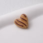Wavy Stripe Heart Acrylic Beads 19mm Colorful Mixed 20pcs 7