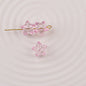 Frosted Small Star Acrylic Beads 11mm Transparent Jelly Color 50pcs 9