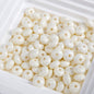 Acrylic Donut Spacer Beads 8mm Baking Colored Painted 100pcs 11