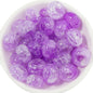 Acrylic Dual Color Crackle Spacer Beads 14mm 50pcs 8