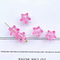 Transparent Star Acrylic Beads 11mm Chunky Pastel Mixed Colors 60pcs 6