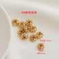 Brass Rope-Shaped Spacer Beads Coarse Texture 20pcs 11