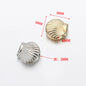 Creature Series Acrylic Beads CCB Plastic Metallic Gold Silver 100pcs 8