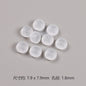 Acrylic Round Spacer Beads 8mm Matte Transparent Jelly Color 200pcs 7