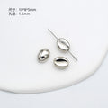 Metallic Color Coffee Bean Acrylic Beads 10mm CCB Plastic 100pcs 3