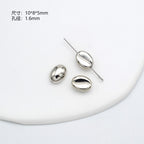 Metallic Color Coffee Bean Acrylic Beads 10mm CCB Plastic 100pcs 3