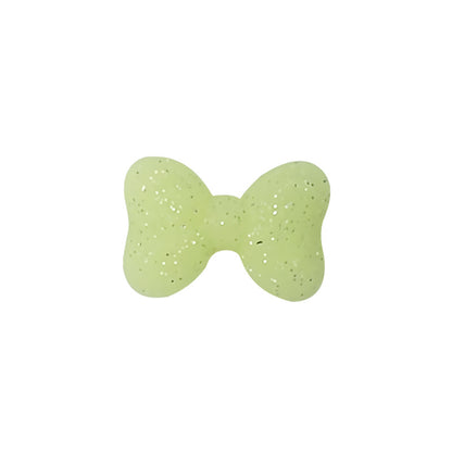 Silicone Focal Beads Cross Matte Speckled Glow in the Dark 20pcs 9