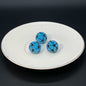 Football Patterned Rhinestone Bubblegum Beads 16mm 20mm 25pcs 8