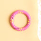 Zinc Alloy Trigger Spring Keyring Painted Kitten Paw 25mm 50pcs 10
