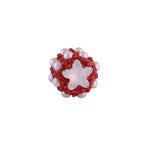 Embellished Star Clay Beads 18mm Pearl Rhinestone Bubblegum 10pcs 5