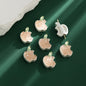 Apple Rhinestone Beads 17mm Colorful Pave Alloy 10pcs 11