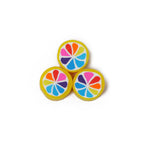 Flat Clay Beads 9mm Colorful Orange Slice Polymer 100pcs 5