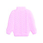Silicone Focal Beads Sweater Cable Knit Pattern 20pcs 8