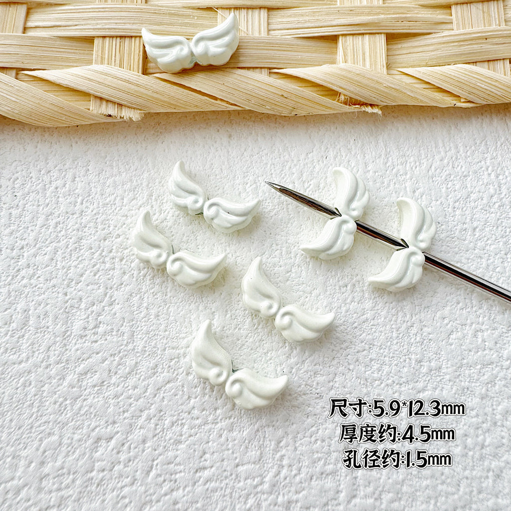 Baking Painted Cheese Animal Metal Beads Whimsical Pastel Colors 20pcs 6