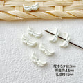 Baking Painted Cheese Animal Metal Beads Whimsical Pastel Colors 20pcs 6