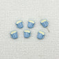 Beer Cup Metal Beads 11mm Hand Painted Enamel Alloy 10pcs 12