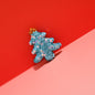Polymer Clay Christmas Tree Rhinestone Beads 30mm Festive Holiday 10pcs 8